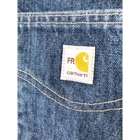 Carhartt Jeans 40 X 30 Flame Resistant 3 HRC Blue Jeans - Picture 7 of 7
